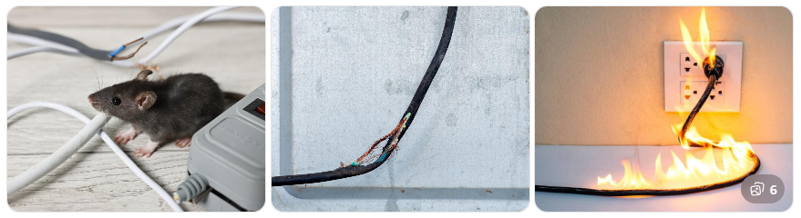 Chuôt phá hoại hệ thống điện